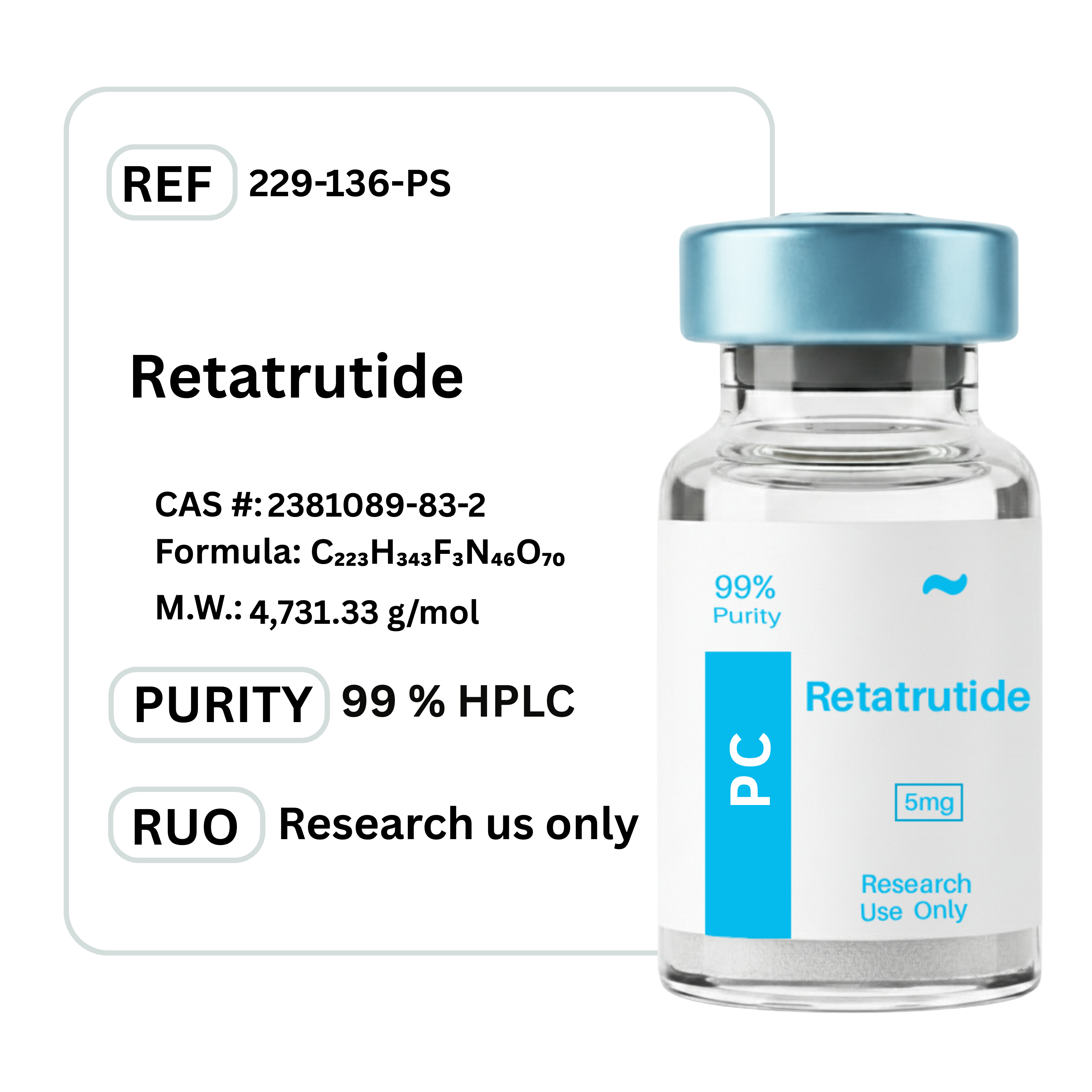 Retatrutide Triple Agonist Saskatoon Peptides (PC) Retatrutide Triple Agonist Saskatoon Peptides (PC)